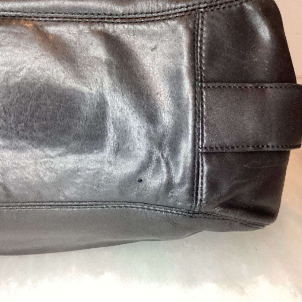 Coach Bag Purse Handbag Leather Maggie Mia Black Hobo Shoulder Bag Pocketbook #1 - Picture 9 of 15